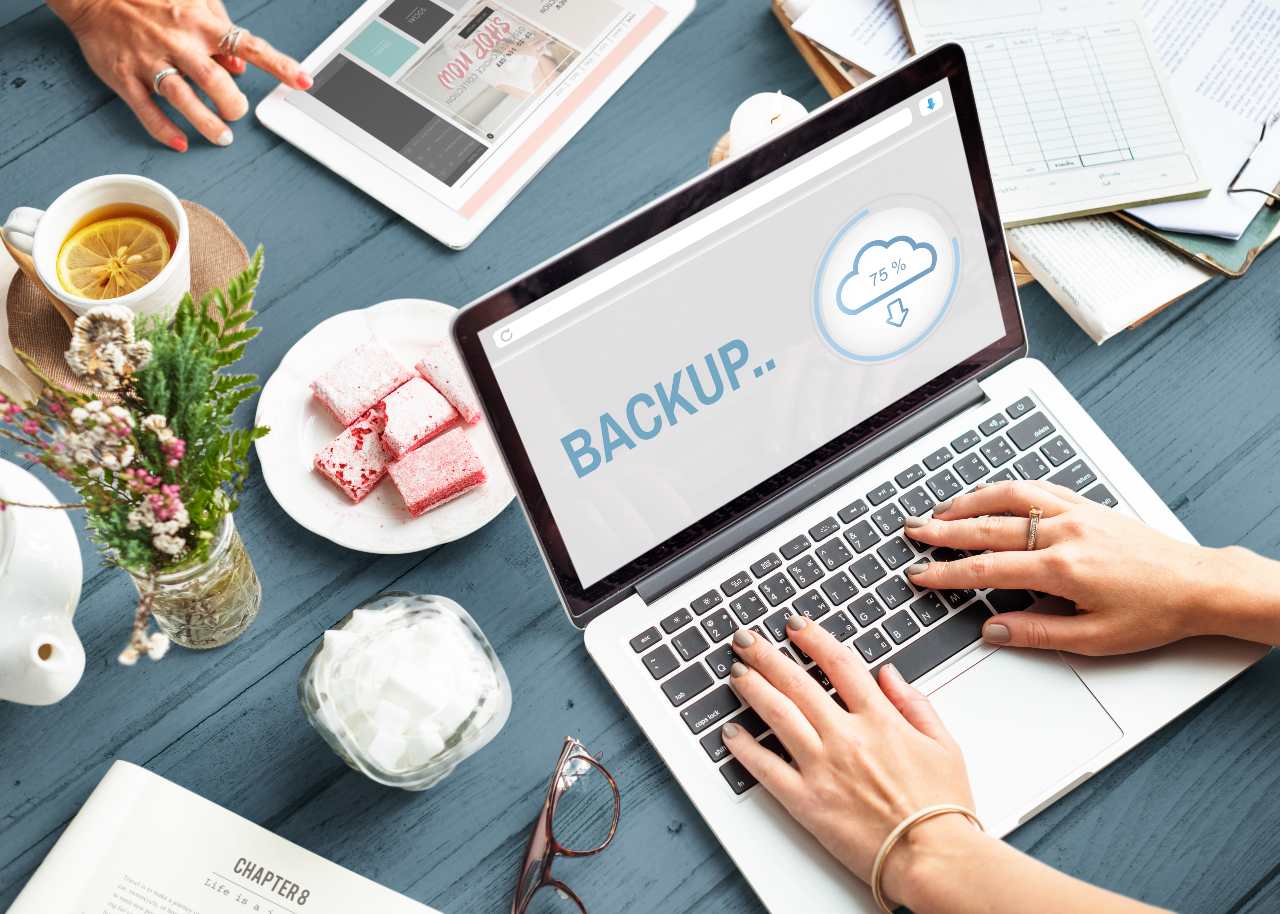 backup the cloud storage data information concept 1
